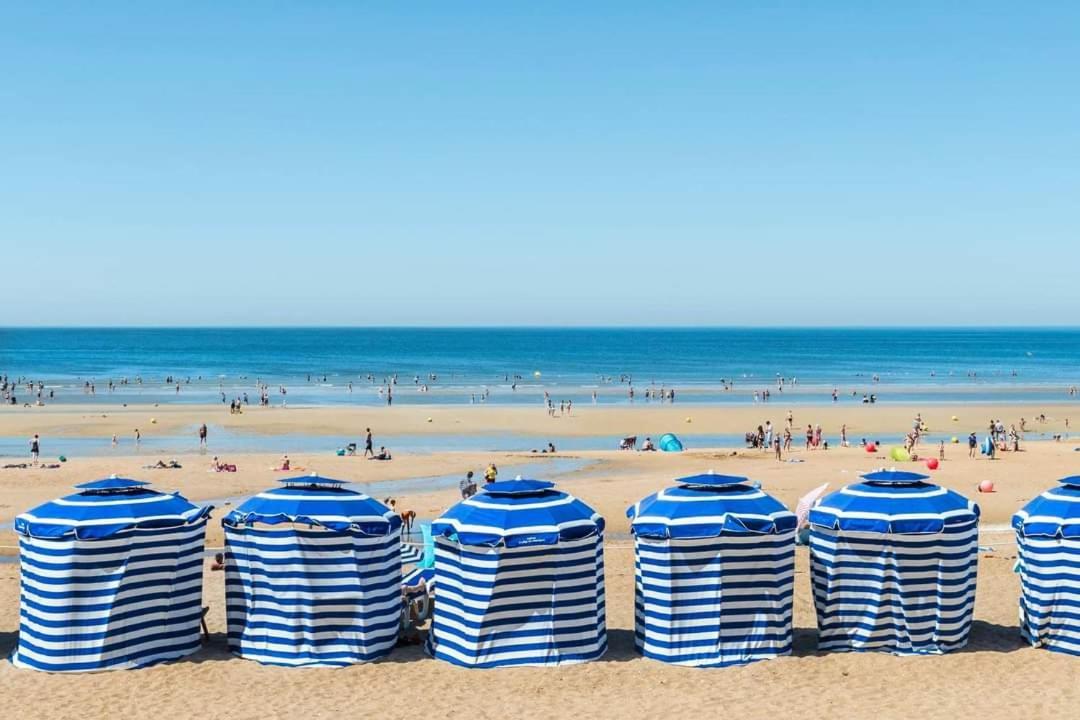 Charmant 2 Pieces A 5 Mn A Pied De La Mer กาบูร์ก ภายนอก รูปภาพ